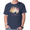 Unisex Crew Neck T-Shirt Unless You Can Be a Unicorn Graphic Short Sleeve Casual Tee