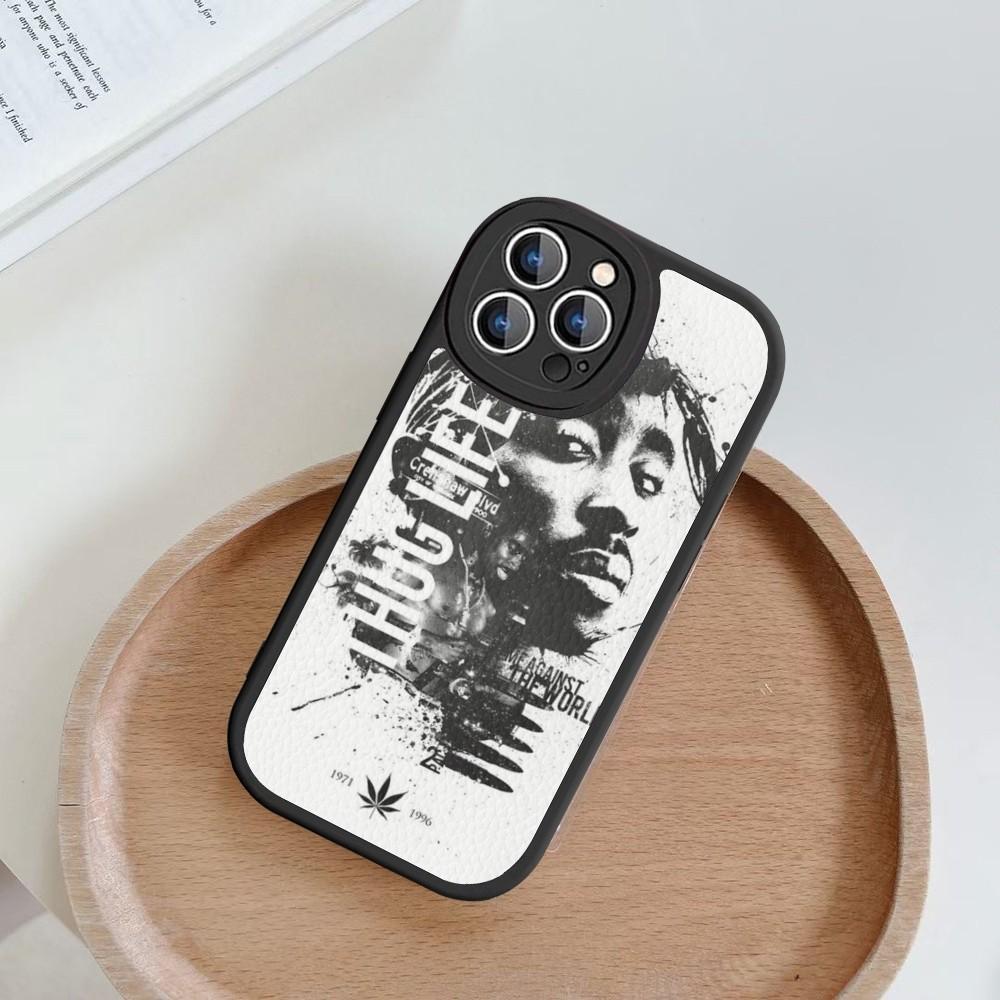 

2pac Tupac Amaru Shakur Makaveli Phone Case Hard Leather For iPhone 14 13 12 Mini 11 14 Pro Max Xs X Xr 7 8 Plus Fundas iphone 13-1