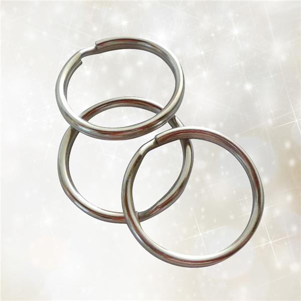 Collectibles 10pcs Antique Bronze Keyring Split Key Rings 32mm Hoop