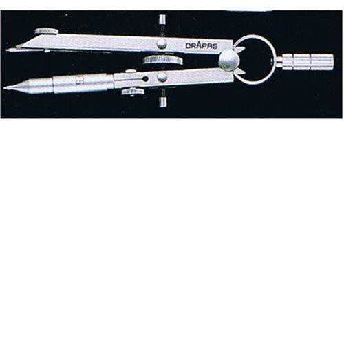

Drapas German Style Interchangeable Compass, Spring Compass, 0.5mm, with Sharpener, 02094