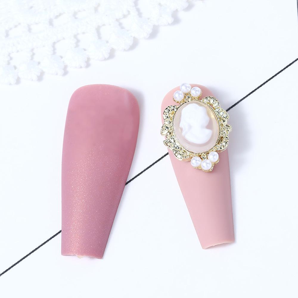 Abstract Pearl Luxury Manicure Beauty Head Ornaments Nail Art Rhinestone DIY Nail Decoration