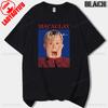Vintage Classic Funny Home Alone Macaulay Culkin Movie Printed Tshirt Woman Man Merry Christmas Cotton Shortsleeved Tshirt