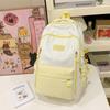 Schultasche1011 neue Schultasche Damen hochwertig Ins College-Stil Milchblau Mittelschülerinnen breiter Schultergurt Rucksack