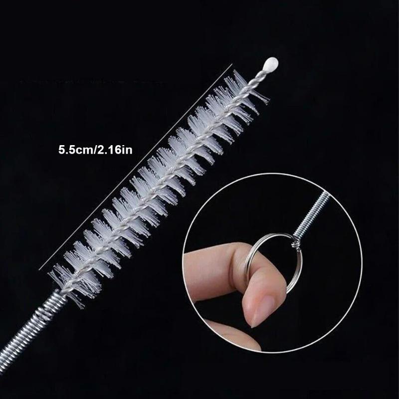 5pcs-set Fridge Dredging Kit Flexible Refrigerator Scrub Brush Reusable Fridge Drain Hole Dredging Remover Cleaning Syringe