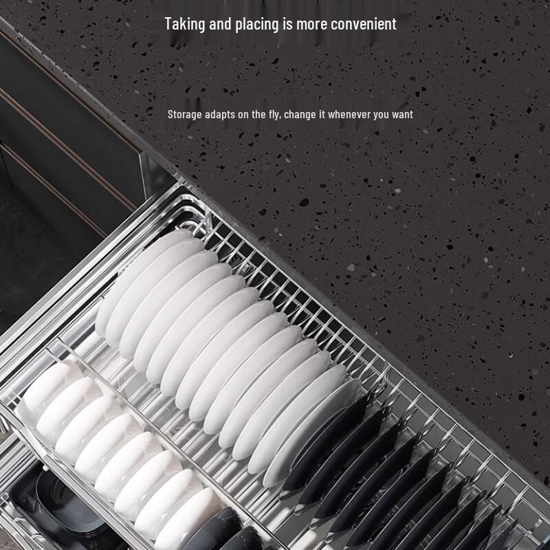 Yingbai Cabinet Spice & Bowl Drawer Basket