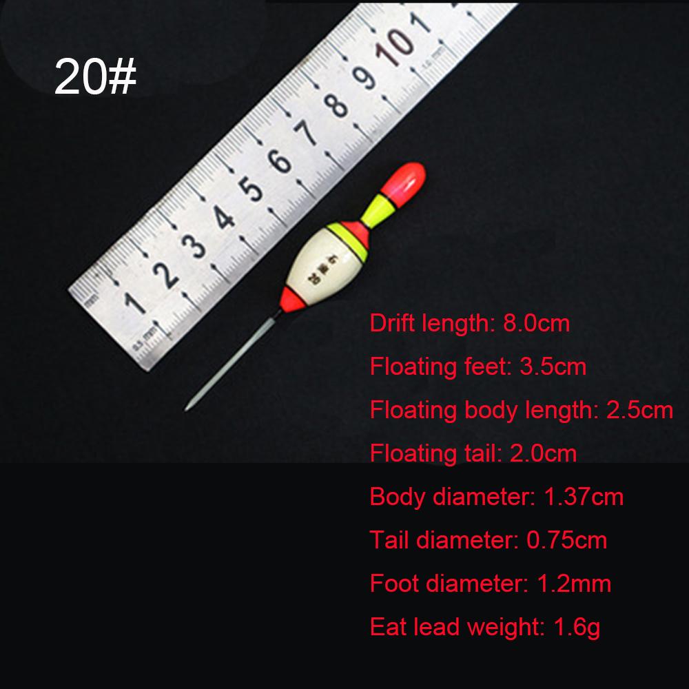 New Eye-catching Portable Balsa Flotteur Wooden Balsa Wood Thick Tail Fishing Floats