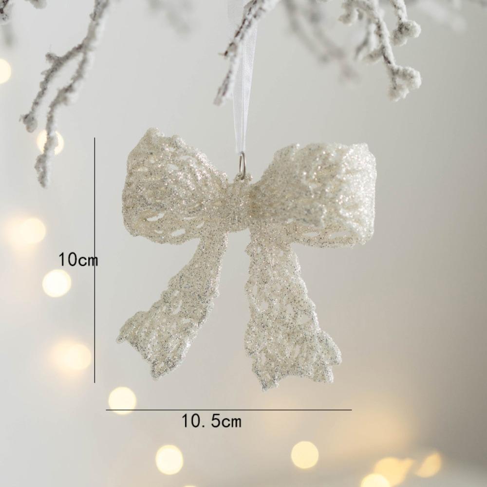 Glitter Angel Fairy Pendant Plastic Xmas Tree Hanging Ornaments DIY Xmas Home Decoration