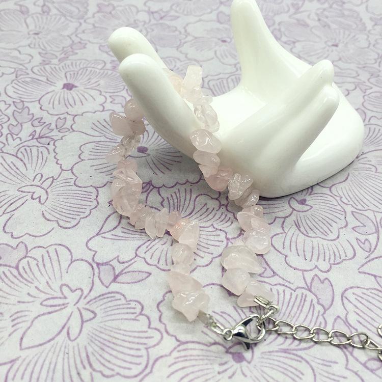 Natural tourmaline powder amethyst pomegranate lapis lazuli obsidian gravel bracelet, a variety of irregular women's jade bracelets