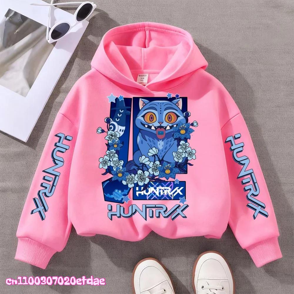 Kinderkleidung Modisch Niedlich KPop Dämonenjäger Mädchen Jungen Herbst und Winter Lässig Sportliche Kapuzenpullover Winter Warmes Oberteil
