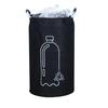 82L Empty Bottle Storage Basket With Aluminum Handle Large Capacity Wastewater Bottle Collector Bag Folding Recycling Bin
