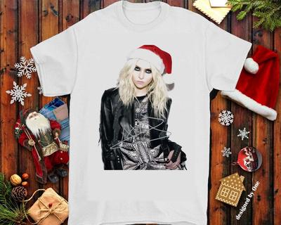 Unisex Shirt Cotton Oversize Large Size Taylor Momsen Signed Christmas White Cotton Gift For Fan All Size