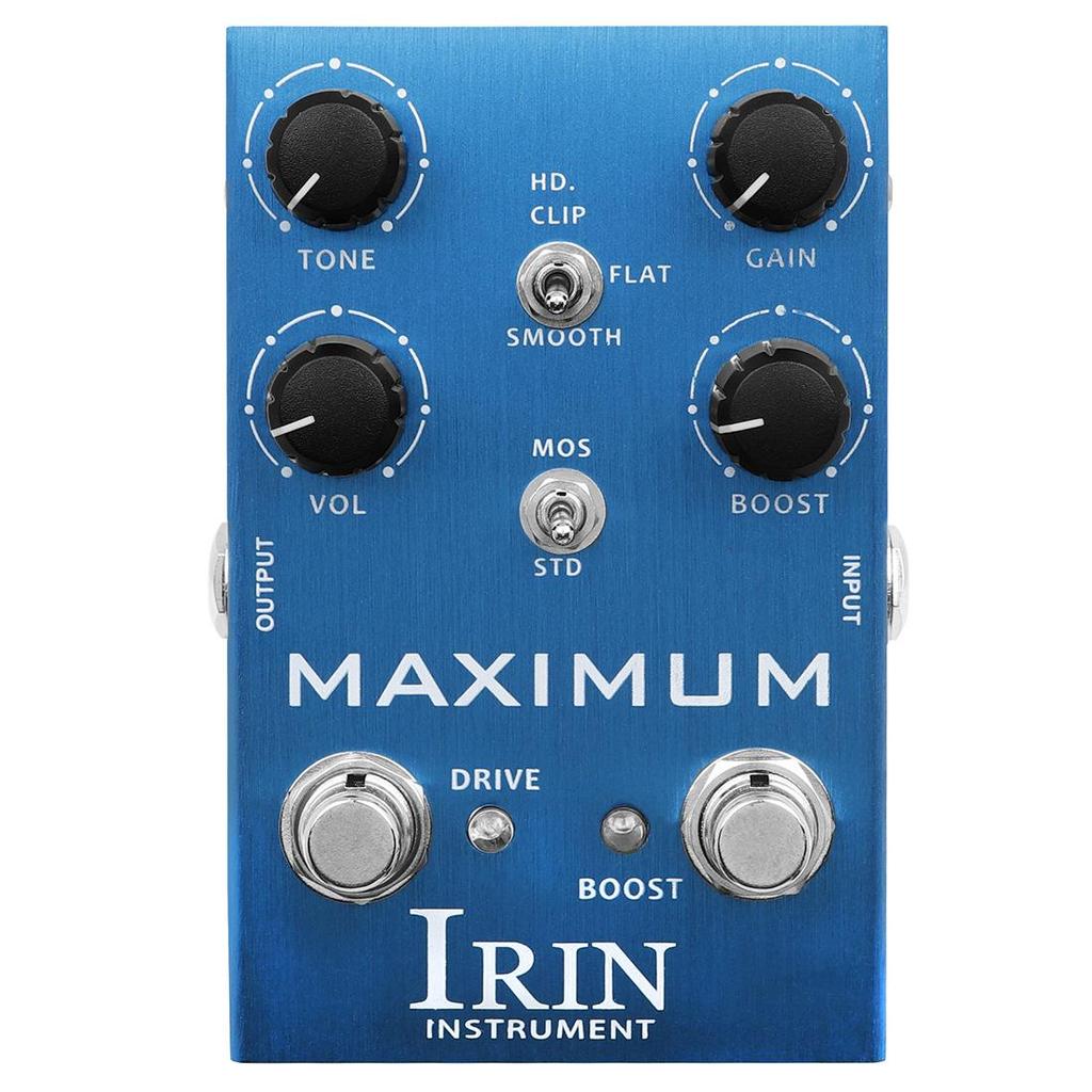 IRIN Guitar Effects Pedal: Amplifier Simulation, Distortion, Overdrive, Ten-Band EQ, Equalizer.