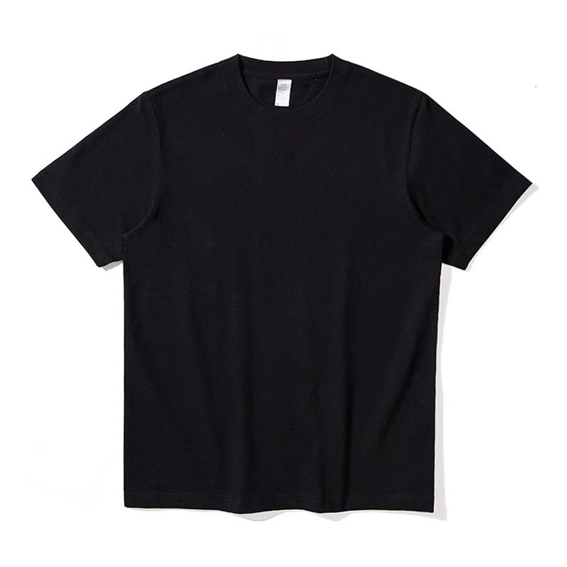 Export Big Sale ~ Withdraw Leak-Picking Basic Style Non-Patterned Short-Sleeved T-shirt Summer Men and Women Pure Color Pure Cotton New Arrival Tops
