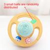 Sturdy Cat Scratcher Board with Planet Design Ball and Rotating Discs