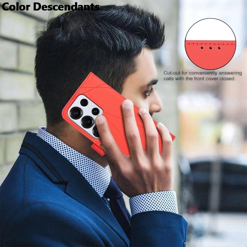 Luxury Wallet Magnetic Flip With Card Leather Phone Case for Samsung Galaxy S25 Edge S24 Ultra S23 Plus S22 S21 FE M23 M13 Cover