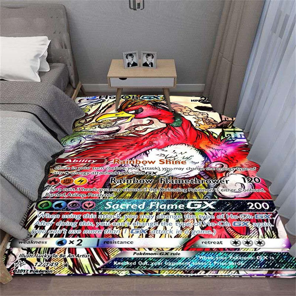 

Japanese Game Card Pattern Carpet for Living Room Decor Bedroom Bedside Leisure Area Floor Mats Welcome Rug Gift 80*120cm