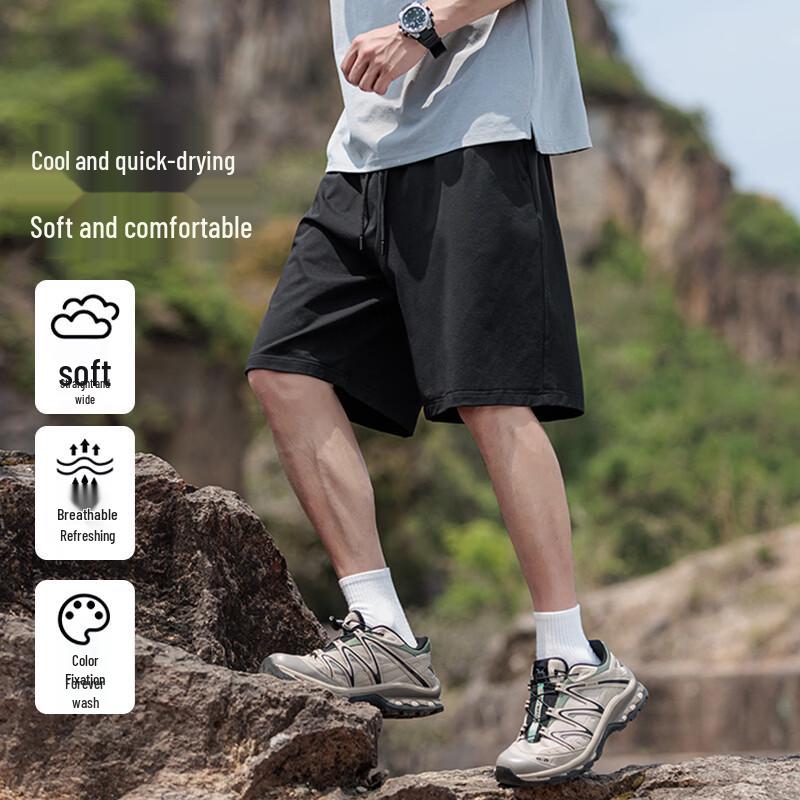 

MEDE Men s Summer Ice Silk Quick-Dry Sport Shorts 3XL