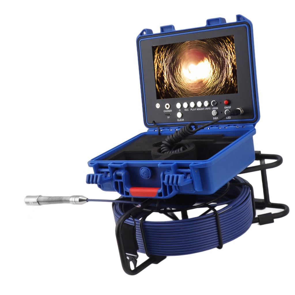 Sewer Camera 1080P HD 17mm Pipe Inspection Camera IP68 Waterproof Drain Sewer Endoscope with Meter