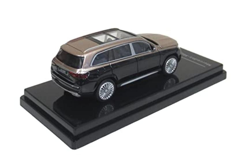 PARAGON scale GLS 600 in Obsidian Gold RHD 1/64 Mercedes-Maybach Black/Kalahari