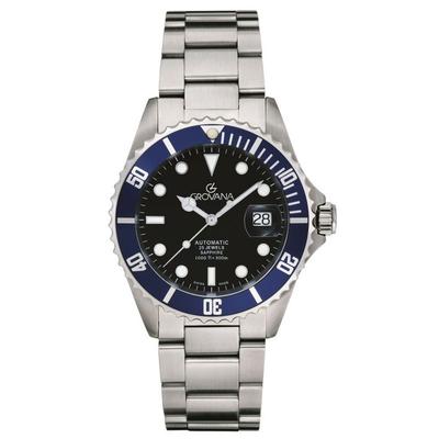 Key West Stainless Steel Black Dial Automatic Diver's 1571.2135 300M Men's Watch