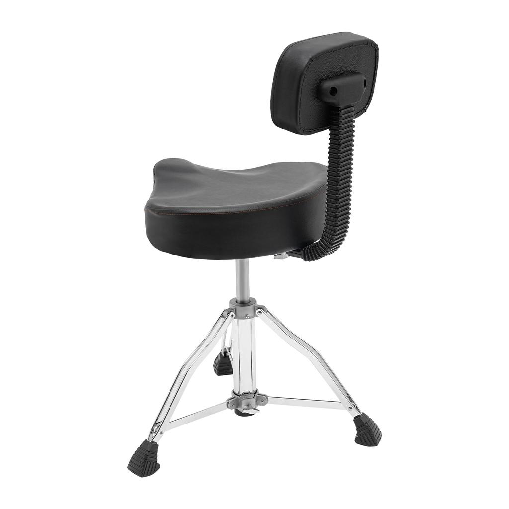 Drum Stool with Backrest, Height Adjustable Drum Stool, Pneumatic Drum Chair Adjustable Height For Offices, Piano Rooms, Study