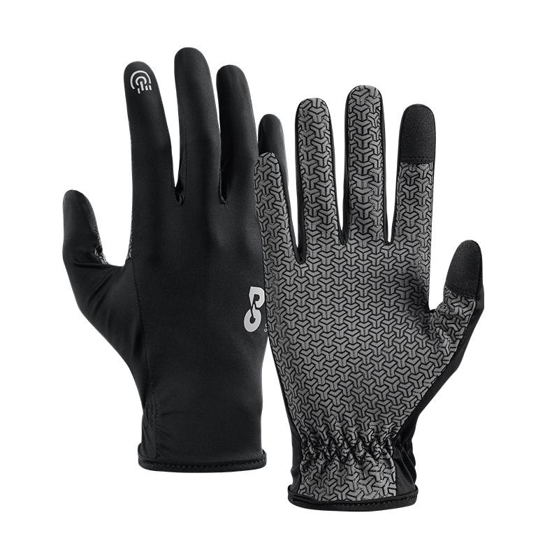 XG80 Sun Protection Ice Silk Hiking Gloves, Anti-Slip and Touchscreen Compatible for Men and Women