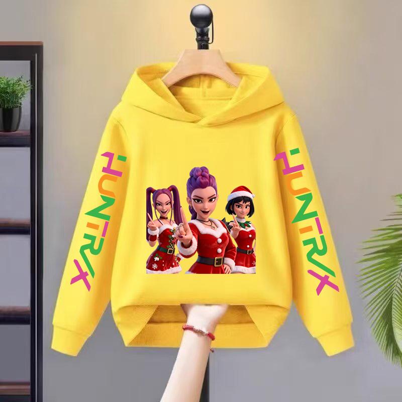 

Стиль KPOP Детская толстовка Модная и удобная Рождественская серия Модная детская спортивная одежда оверсайз Праздничная серия 100