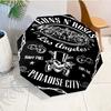 Guns Roses Fire Logo Umbrella 8-Frame for Travel, Camping, Casual Lightweight Portable Umbrella, Essential for Every Family Holidays Gift