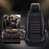 Car PU Seat Covers Set Luxury Car Seat Belt Cover Car Cushion Set Leather Car Seat Covers Universal Seat Covers for Cars Full Set