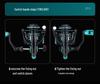 Haotun Zero-Gap Double Handle Spinning Reel: 5.2:1 Long-Cast, Squid & Micro-Object Fishing.