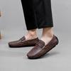 866 Men'S Shoes Doudou Shoes One-Pedal Flat-Soled Handmade Leather Shoes Spring And Summer Low-Top Feet Cowhide Surface Single Shoes