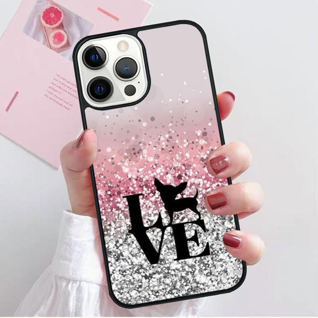 I Love My Chihuahua Dog Pug Coque Shell For iPhone 17 Air 15 16 14 13 12 Pro Max 11 Pro Max Plus Phone Case Cover