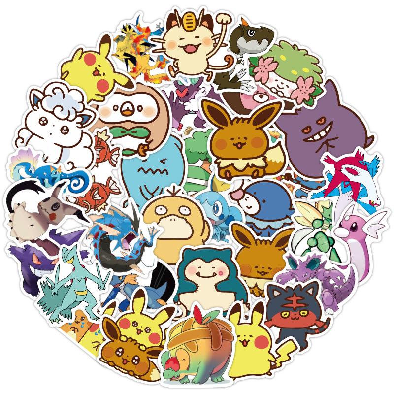 50Pcs Jujutsu Kaisen Anime Graffiti Stickers Waterproof Cartoon Decals For Phone Skateboard Laptop Luggage Diy Decor