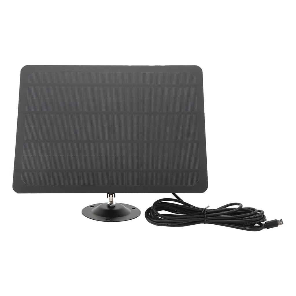 RV Solar Panel Mono High Effcient Solar Battery Charger Panel with Bracket 3 Meters Charging Cable