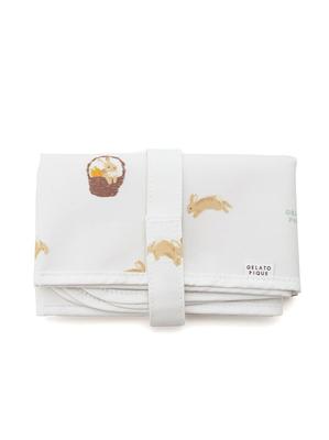 Gelato Pique Rabbit Print Diaper Sheet PBGG241697 OWHT Women's