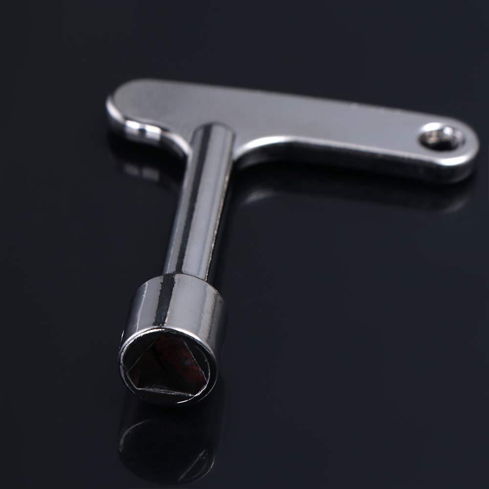 Universal Triangle Key Lock Zinc Zinc Zinc Alloy Spanner Key Utility Service Electric Cabinet keys  Doors