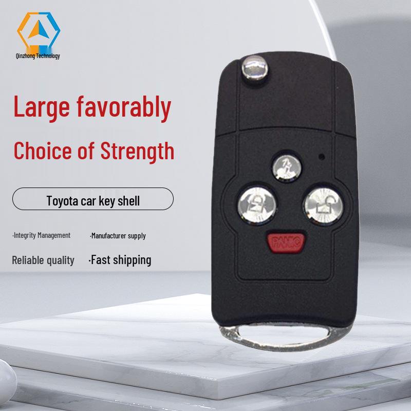 Toyota 3+1 Button Folding Key Shell for Modified Keys