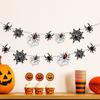 Black Halloween Spider Banner Scary Happy Halloween Decoration  Halloween Party