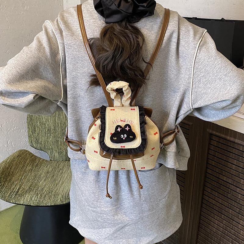 Fashion Lace Backpack New Fresh and Sweet Mini Backpack Girl Trendy Bag