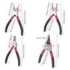 5inch Snaps Rings Pliers Double Purpose Circlip Pliers Snaps Rings Fixed Hardware Repair Manual Tool Internal External