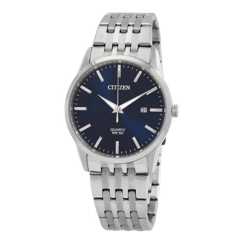 CITIZEN Series 50m Waterproof Quartz Steel Strap 39mm Men s Watch Blue Dial BI5000-87L синий