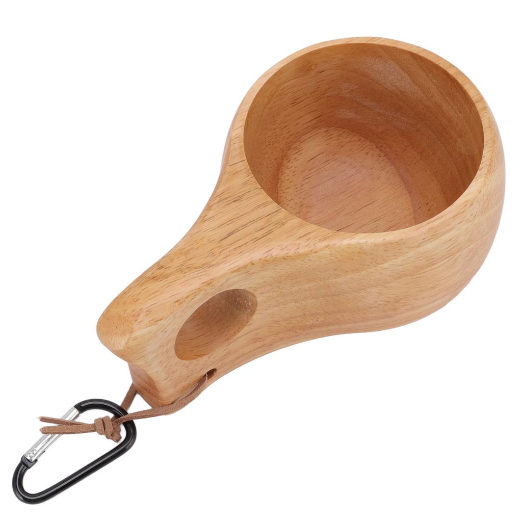 Wooden Cup Finland Style Handmade Natural Portable Mug Drinking Cup for Coffee Tea Milk