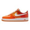 Nike Air Force 1 Low '07 Orange White Patent Sneakers HV9405-800