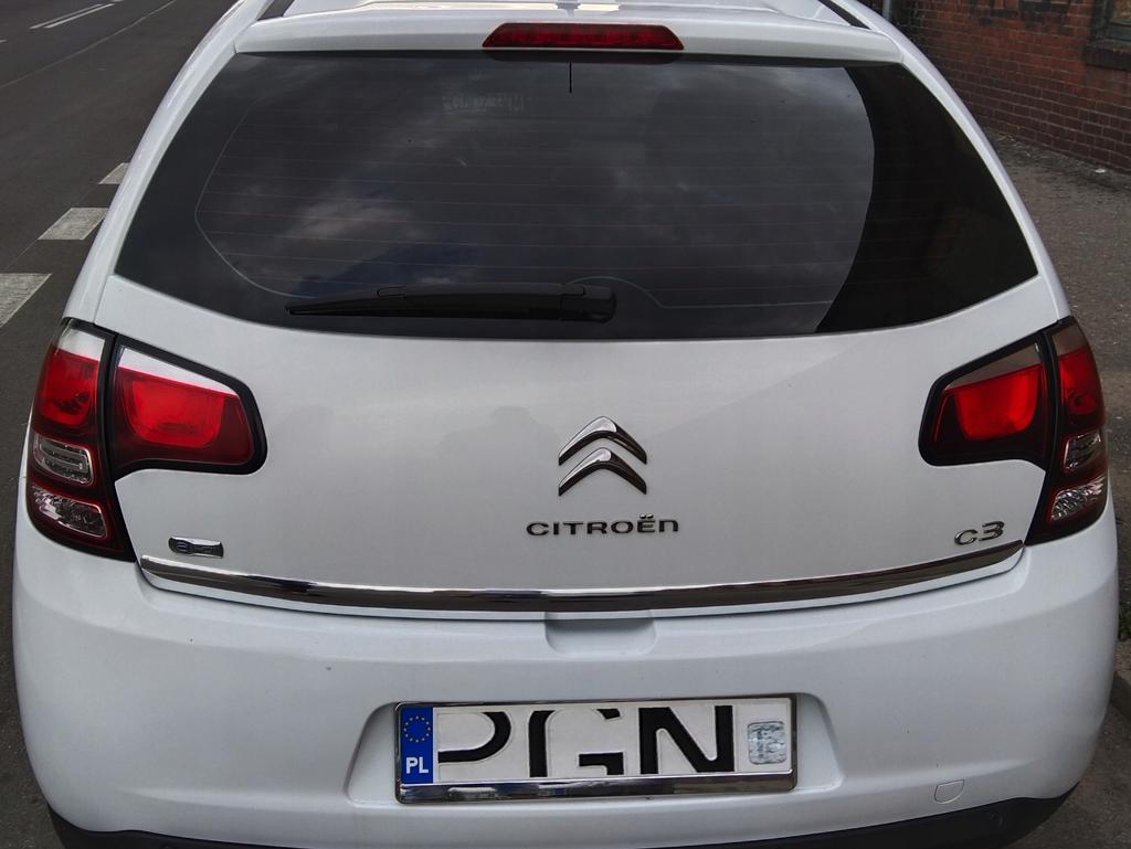 Citroen C3 II 08- CHROME STRIP FOR THE LID 45MM