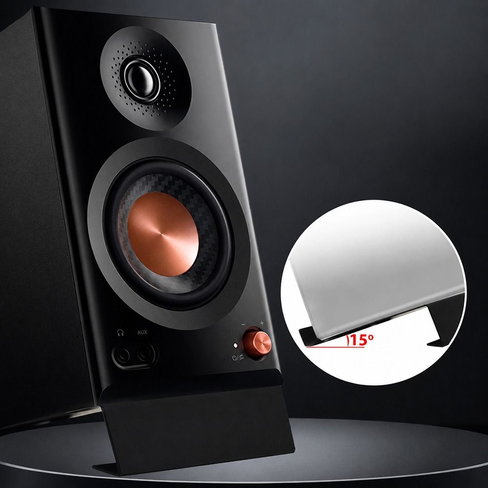 1Pcs Anti Vibration Feet Desktop Speaker Stand  for Speakers Under 4.5inches 6.5inches
