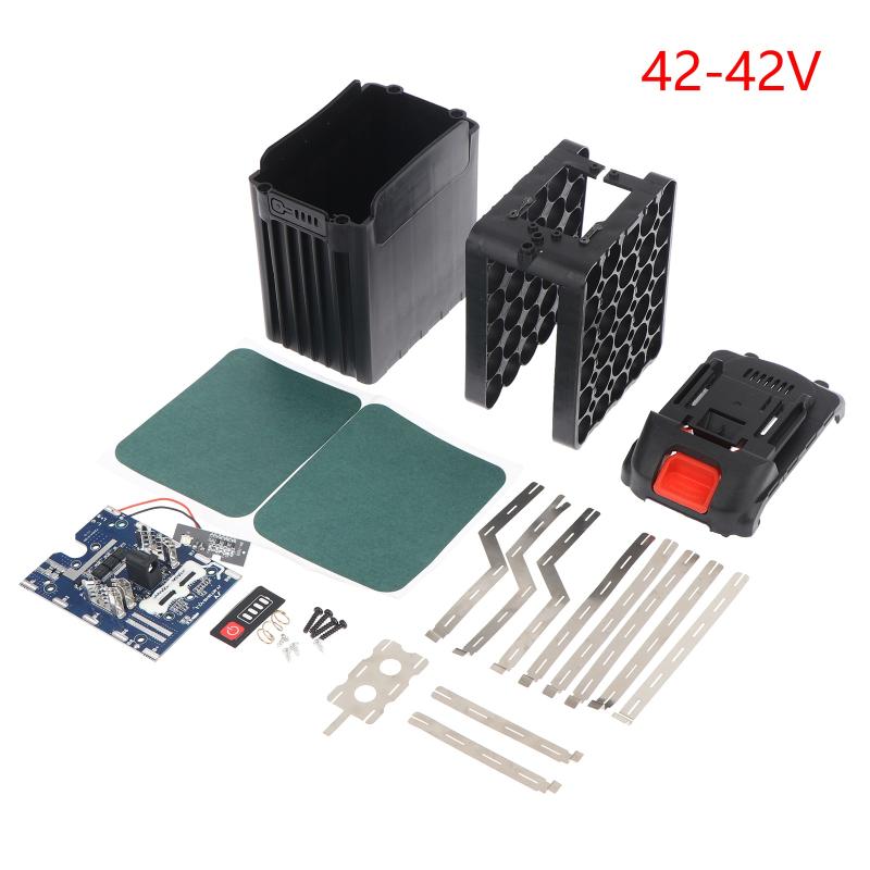 DIY 18650 Battery Box 30 Cell 25V 42V 60A PCB Charging Circuit Shell for Solar Generator Power Supply