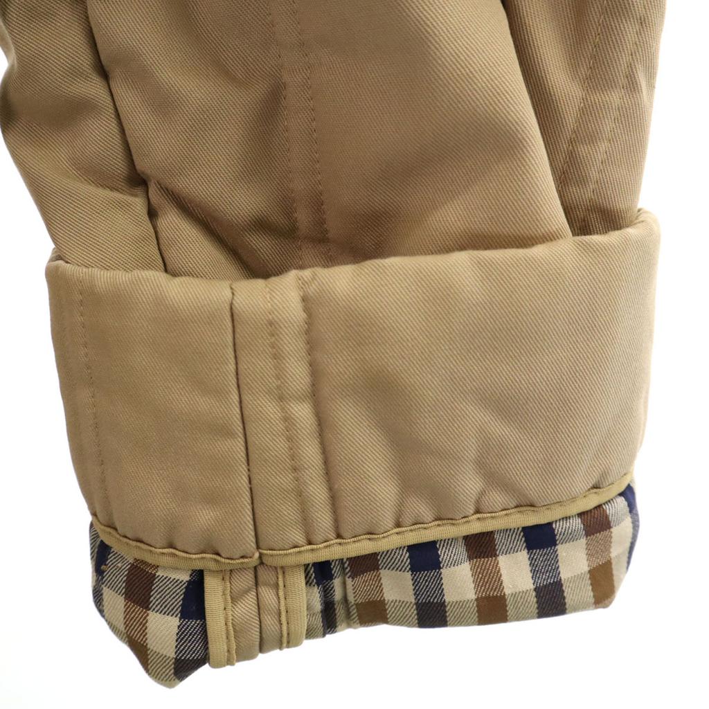 Aquascutum Vyrobeno v Anglii Bavlněná výplň Nerezový límec Kabát 38 béžový Pánský Použitý