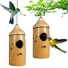 1 Pc Hummingbird House for Outside Hanging & Nesting, Wooden Birdhouse