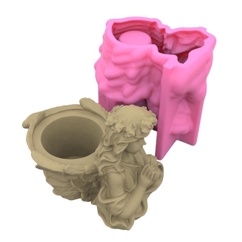 Sukkulenten Blumentopf Harz Silikonform Geeignet für DIY Garten Beton Blumentopf Stifthalter Handwerk Heimdekor