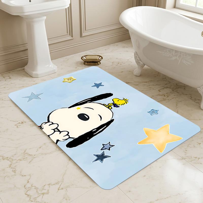 Snoopy Stars Living Room Nonslip Area Rug Soft Carpet For Bedroom Game Playroom Sofa Office Home Decor Doormat Christmas Gift C926815